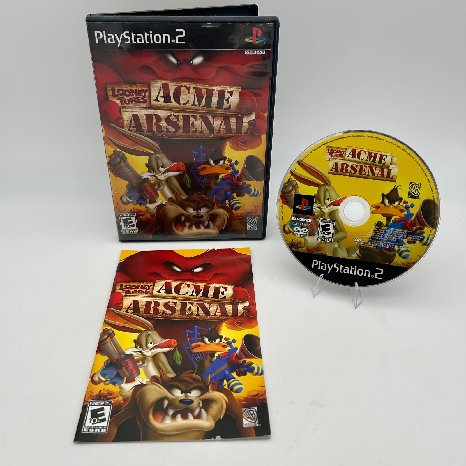 image-Looney Tunes: Acme Arsenal (PlayStation 2 PS2) Tested & Works CIB W Manual