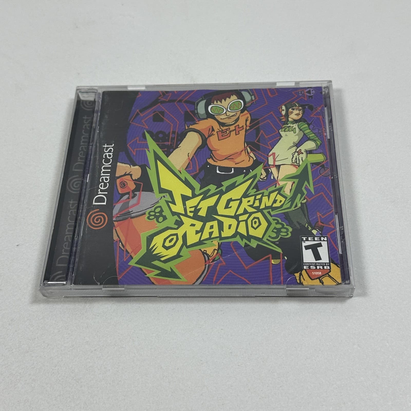image-Jet Grind Radio Sega Dreamcast Complete CIB 2000 Video Game Case Manual Tested