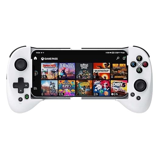 image-ShanWan Mobile Game Controller for iphone/Android with PHONE CASE Support, Bluetooth Wireless Gamepad - PS Remote Play, Xbox Cloud, Steam Link, GeForce NOW, MFi Arcade Games-Long Battery Life