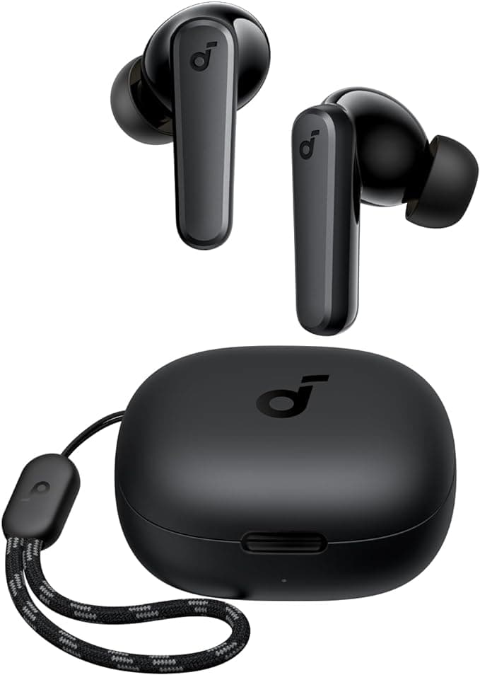 image-Soundcore by Anker P20i True Wireless Earbuds, 10mm Drivers with Big Bass, Bluetooth 5.3, 30H Long Playtime, Water-Resistant, 2 Mics for AI Clear Calls, 22 Preset EQs, Customization via App