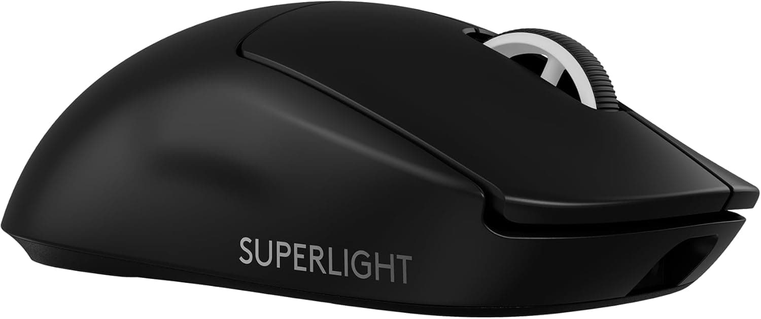 image-Logitech G PRO X SUPERLIGHT 2 Wireless Gaming Mouse, 60g Pro-Grade with 5 Programmable Buttons, 44k DPI Sensor, 8kHz Report Rate, USB-C Charging for PC/Mac - Black