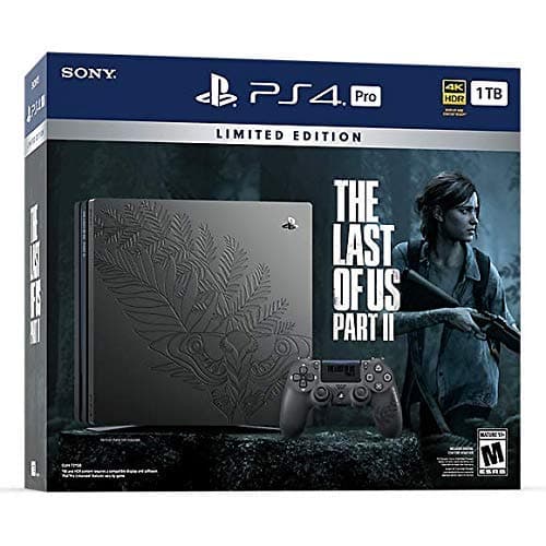 image-PlayStation 4 Pro 1TB Limited Edition The Last of Us Part 2 Console Bundle - Black (Renewed)
