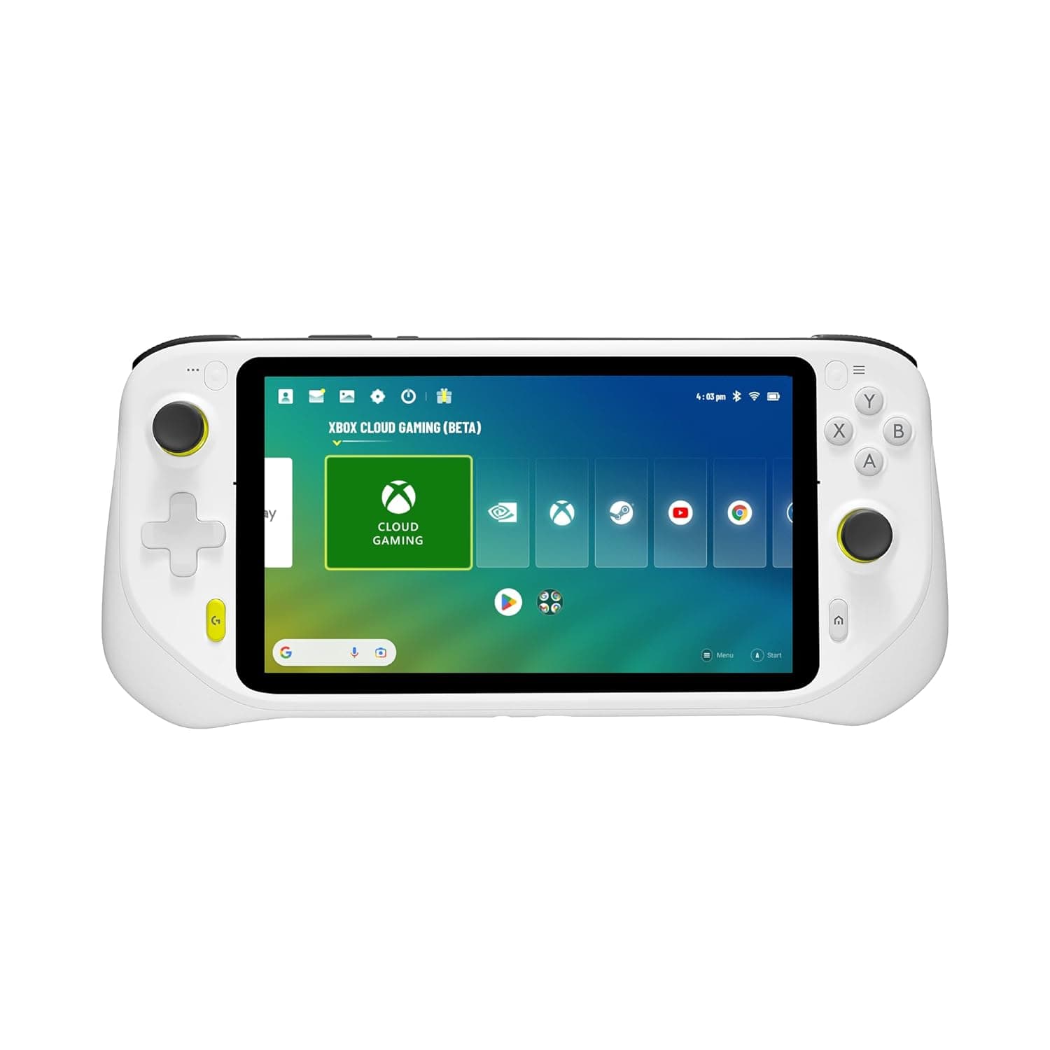 image-Logitech G Cloud Handheld Portable Gaming Console with Long-Battery Life, 1080P 7-Inch Touchscreen, Lightweight Design, Xbox Cloud Gaming, NVIDIA GeForce NOW, Google Play