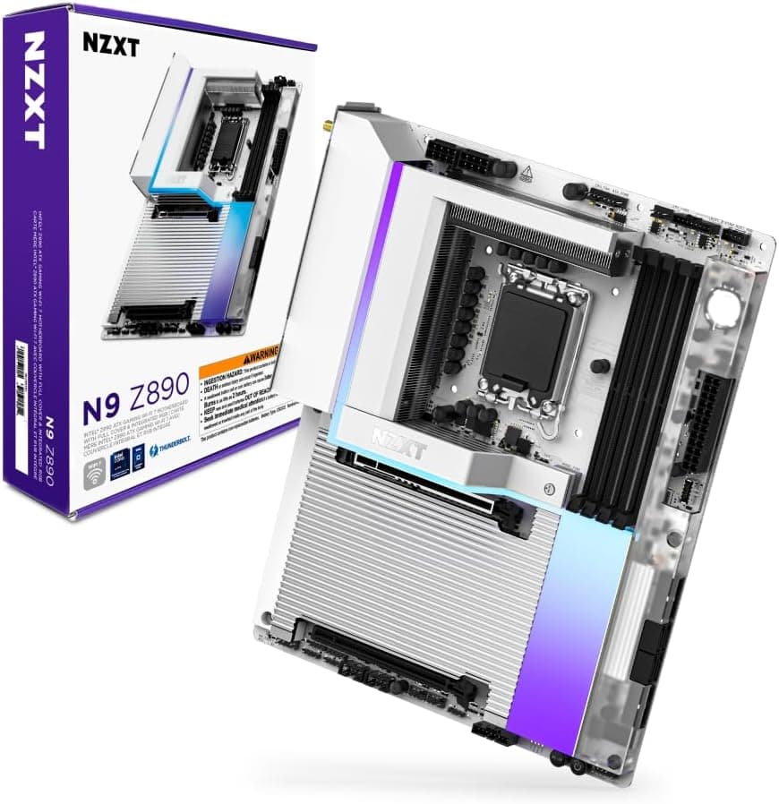 image-NZXT N9 Z890 - Intel Z890 LGA 1851 ATX Gaming Motherboard for Core Ultra