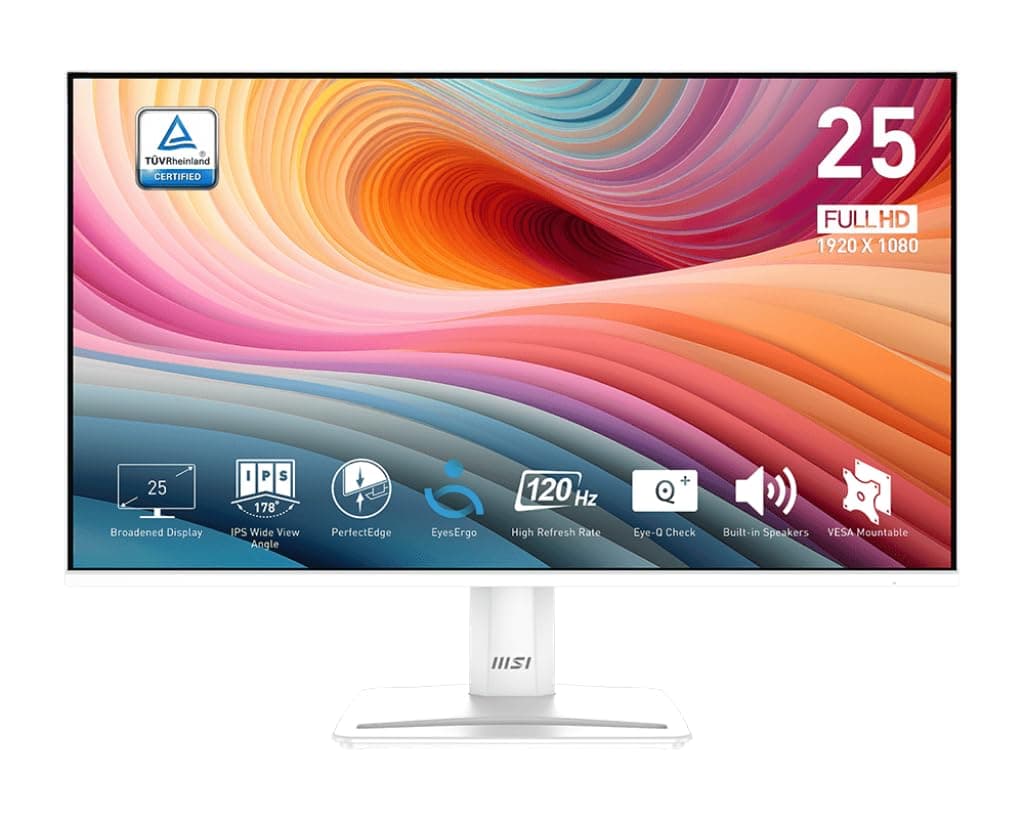image-MSI PRO MP251W E2 24.5-inch IPS 1920 x 1080 (FHD) Gaming Office Monitor