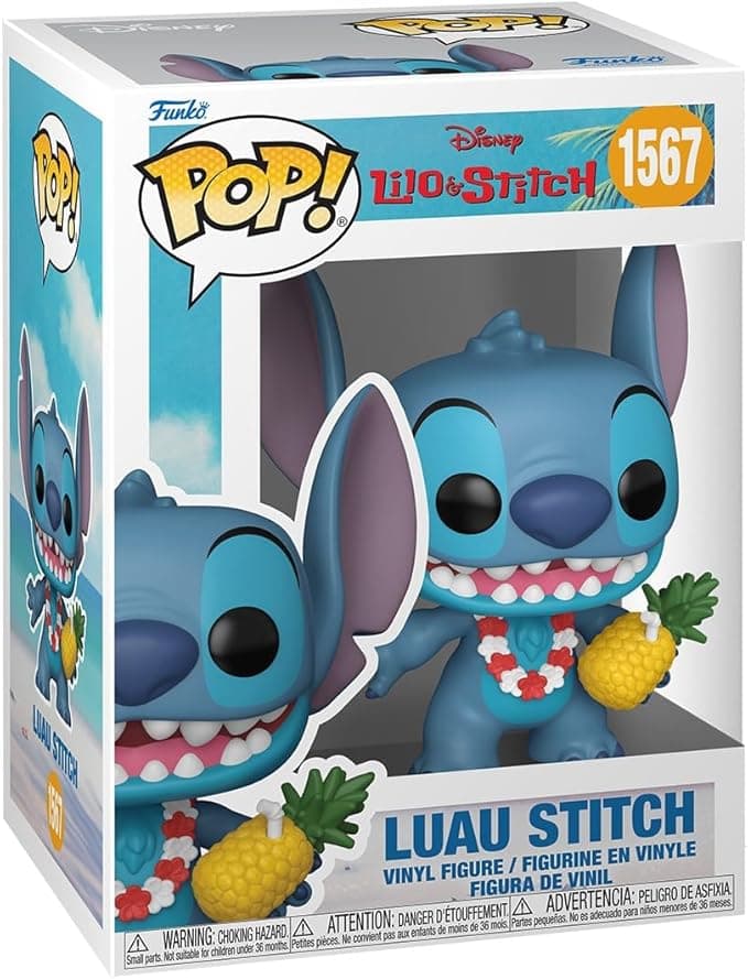 image-Funko Pop Disney: Lilo and Stitch - Luau Stitch - Collectable Vinyl Figure - Gift Idea - Official Merchandise - Toys for Kids & Adults - Cartoon/Animation Fans - Model Figure for Collectors