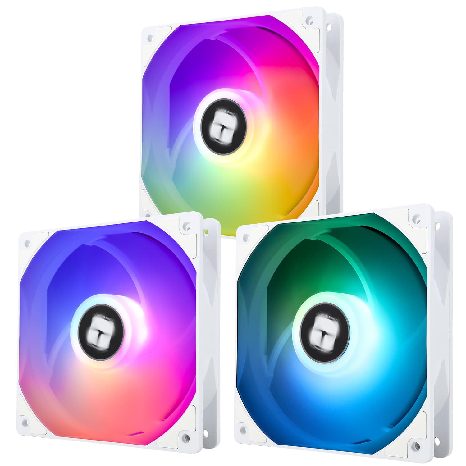 image-Thermalright TL-C12CW-S X3 CPU Fan 120mm White ARGB Case Cooler