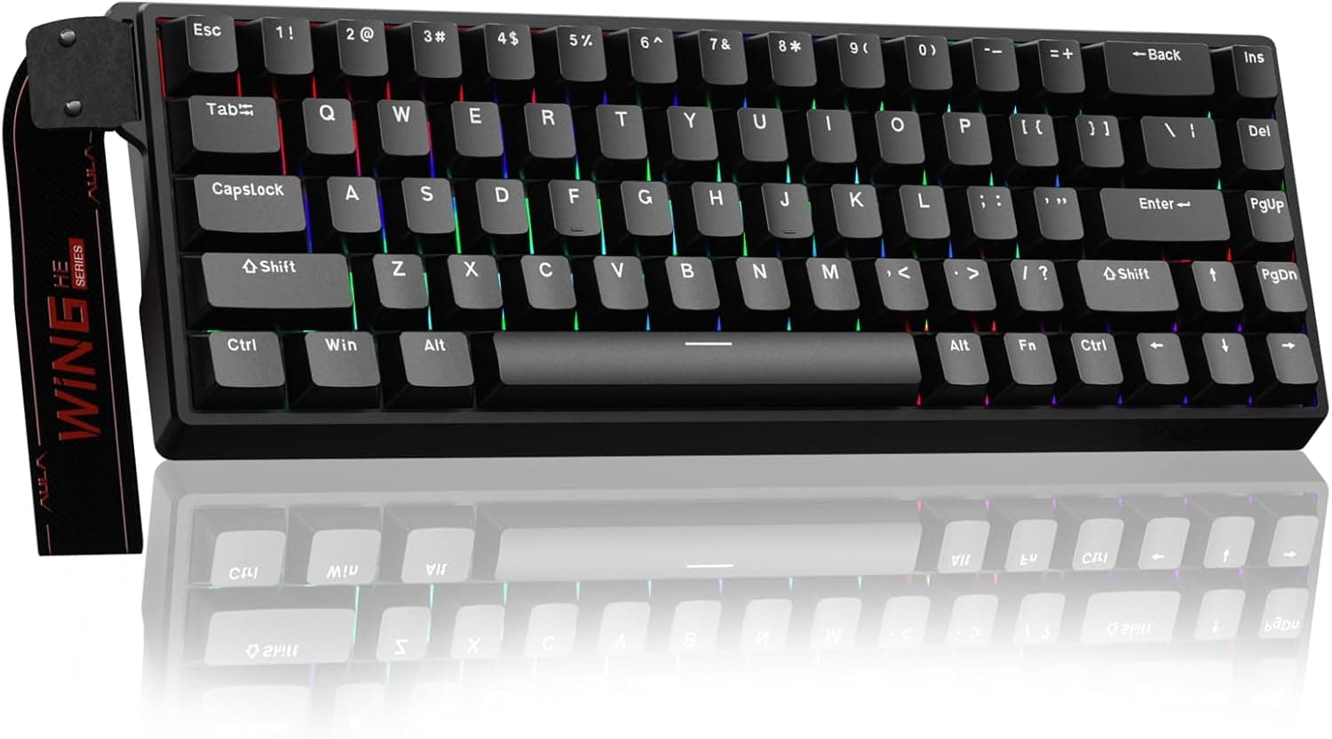 image-AULA WIN68 HE Mechanical Gaming Keyboard 60%, Hall Effect Magnetic Switch, Fast Trigger Mode Adjustable Actuation, 8000Hz Polling Rate, RGB Backlit Wired Keyboard for Laptop/PC Gamer