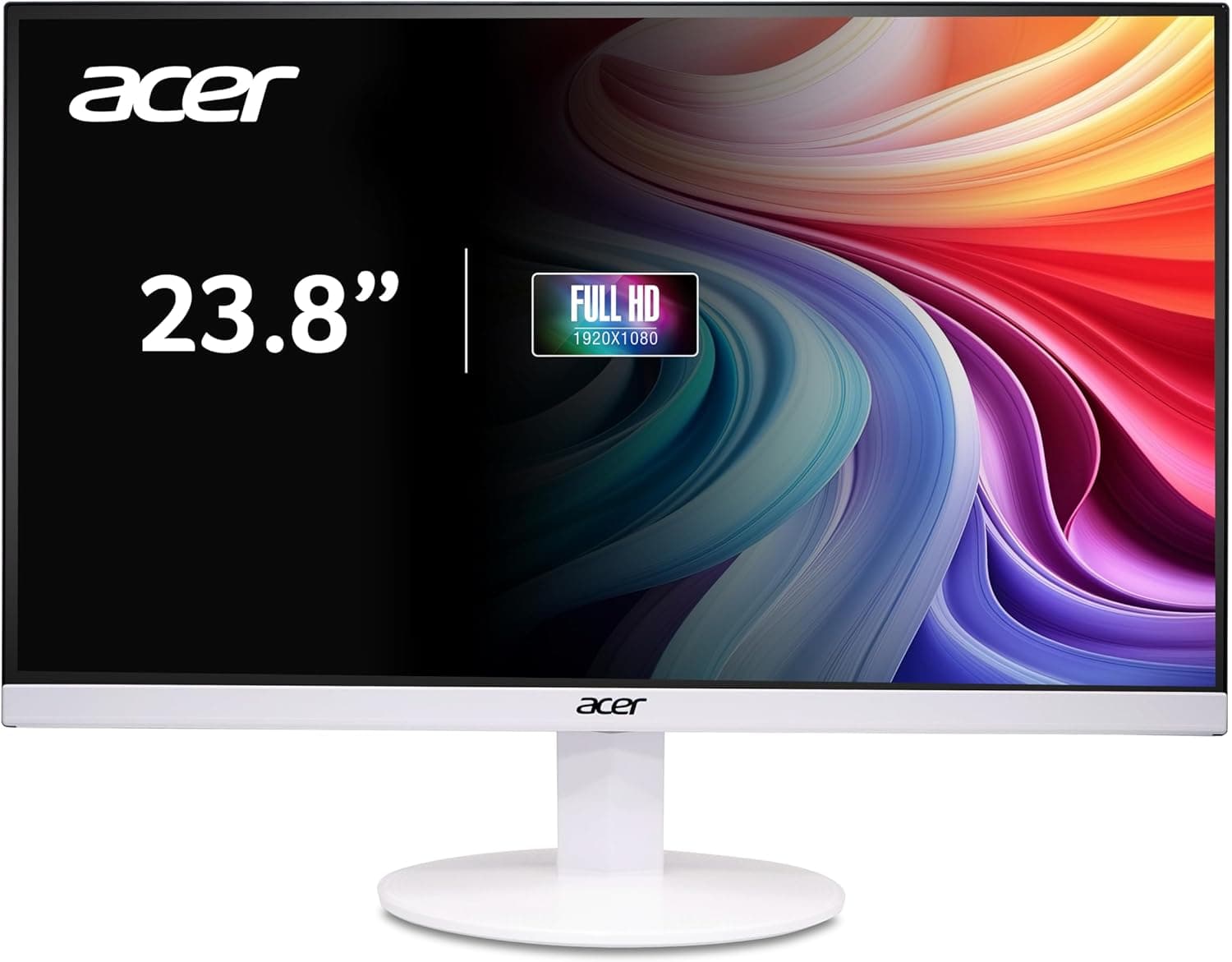 image-Acer SB240Y G0wi 23.8 inches IPS Full HD Ultra-Slim Edge-to-Edge Gaming Office Monitor