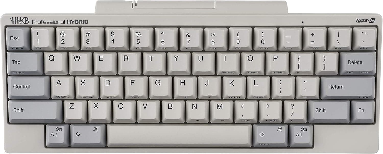 image-PFU HHKB Professional Hybrid Type-S White PD-KB800WS