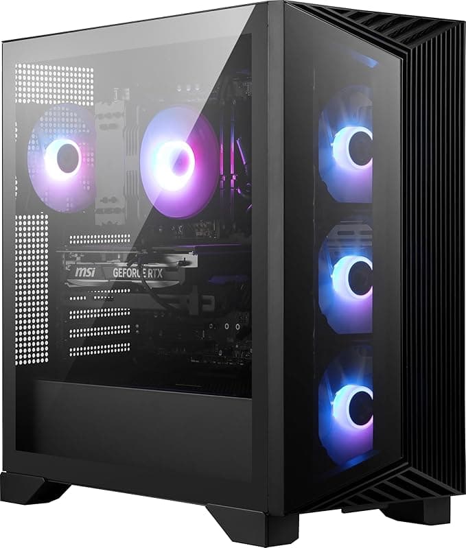 image-MSI Aegis Z2 Gaming Desktop (2024): AMD Ryzen R7-7700, Geforce RTX 4060, 16GB DDR5, 1TB m.2 SSD, 80+ Gold PSU, WiFi, Keyboard & Mouse, DIY Friendly, Windows 11 Home: C7NUC-817US
