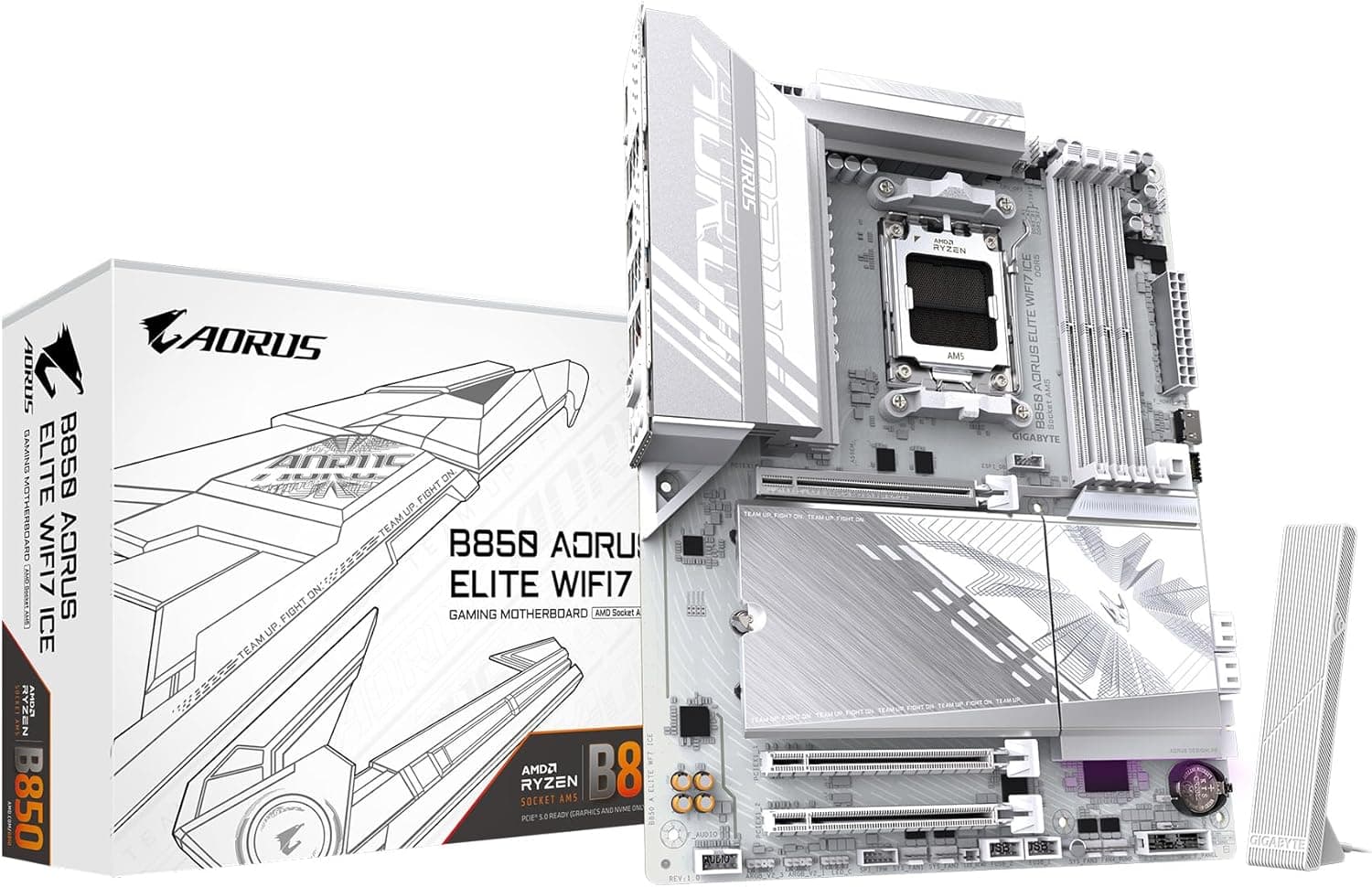 image-GIGABYTE B850 AORUS Elite WIFI7 ICE AMD AM5 LGA 1718 Motherboard
