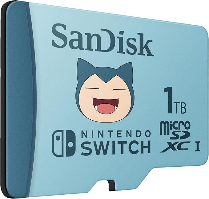 image-SanDisk 1TB Pokémon Snorlax microSDXC Card Licensed for Nintendo-Switch - Made for Nintendo Switch 1, Nintendo Switch OLED, and Nintendo Switch Lite - SDSQXAO-1T00-GN6ZK