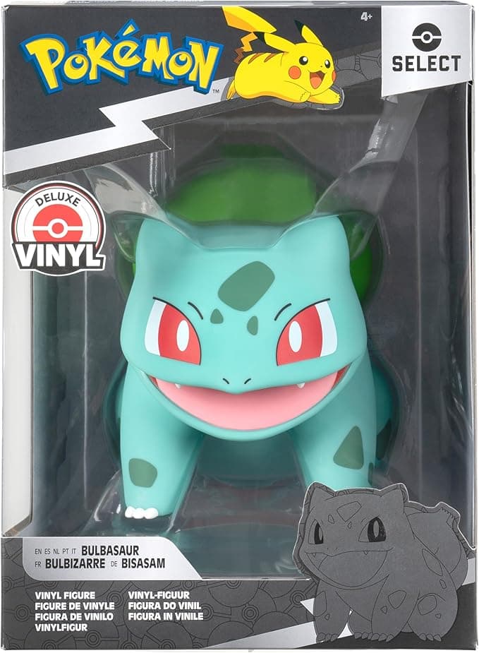image-Pokemon Bulbasaur Select Vinyl Figure - 8-Inch Figure Made from Vinyl