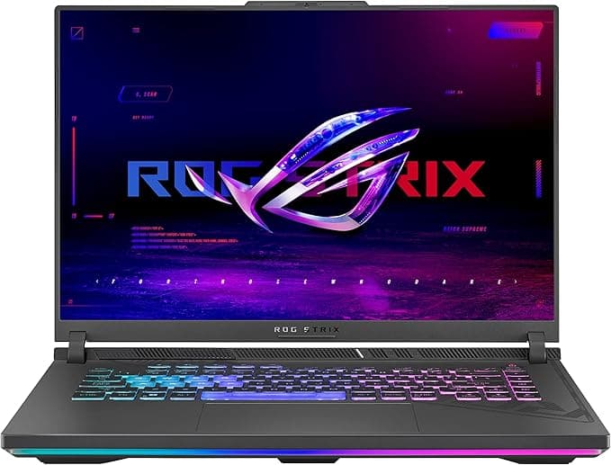 image-ASUS ROG Strix G16 Gaming Laptop, 165Hz Display, NVIDIA® GeForce RTX™ 4060, Intel Core i7-13650HX, 16GB DDR5, 1TB PCIe Gen4 SSD, Wi-Fi 6E, Windows 11, G614JV-AS74