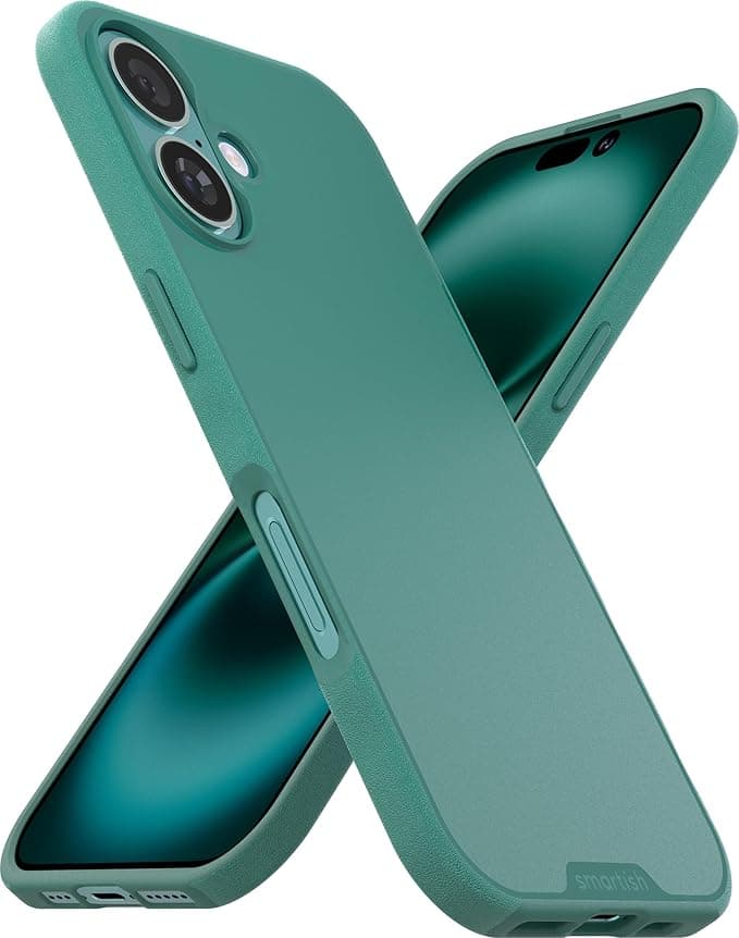 image-Smartish® iPhone 16 Magnetic Case - Gripmunk Compatible with MagSafe [Lightweight + Protective] Slim & Thin Grip Cover with Microfiber Lining for Apple iPhone 16 - So Jaded