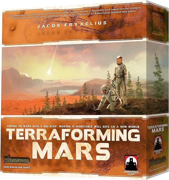 image-Terraforming Mars Board Game-Award Winning Strategic Space Adventure Game for Family Game Night, Competitive Play&High Replay Value-Adults, Cardboard,Teens&lovers of Board Games by Stronghold Games