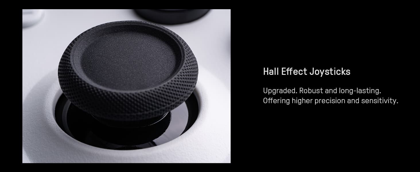 8Bitdo Pro 2 Wired Controller for Xbox, Hall Effect Joysticks and Hall Triggers, 3.5mm Audio Jack, Compatible with Xbox Series X|S, Xbox One, Windows 10/11 - Officially Licensed (Black) - Image 2