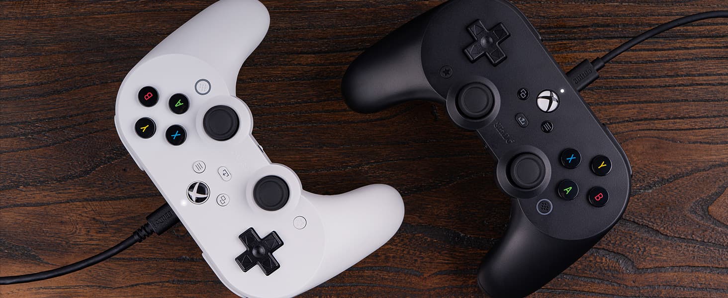 8Bitdo Pro 2 Wired Controller for Xbox, Hall Effect Joysticks and Hall Triggers, 3.5mm Audio Jack, Compatible with Xbox Series X|S, Xbox One, Windows 10/11 - Officially Licensed (Black) - Image 3